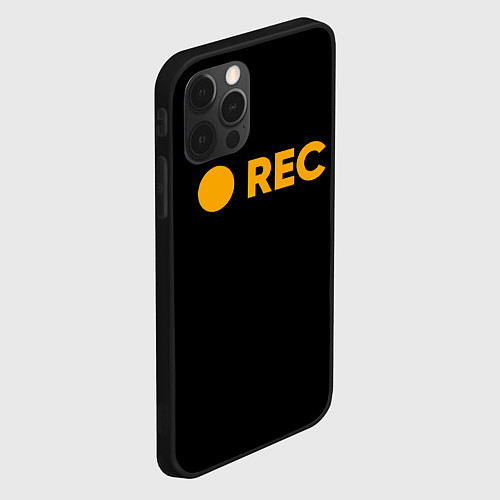 Чехол iPhone 12 Pro Max REC / 3D-Черный – фото 2