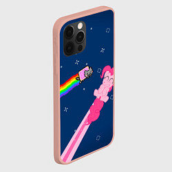 Чехол для iPhone 12 Pro Max Nyan cat x Pony, цвет: 3D-светло-розовый — фото 2