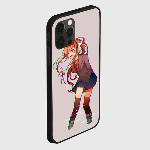 Чехол iPhone 12 Pro Max Cyber Monika / 3D-Черный – фото 2