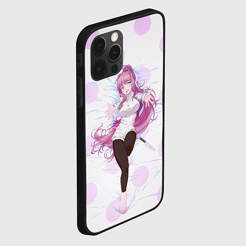 Чехол iPhone 12 Pro Max Doki Doki Monika Моника / 3D-Черный – фото 2