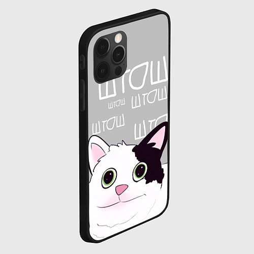 Чехол iPhone 12 Pro Max Штош / 3D-Черный – фото 2
