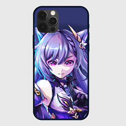 Чехол для iPhone 12 Pro Max Keqing - Genshin Impact, цвет: 3D-черный