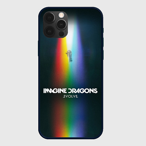 Чехол iPhone 12 Pro Max Imagine Dragons: Evolve / 3D-Черный – фото 1