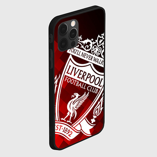 Чехол iPhone 12 Pro Max LIVERPOOL ЛИВЕРПУЛЬ / 3D-Черный – фото 2