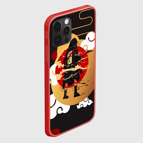 Чехол iPhone 12 Pro Max Ниндзя Япония / 3D-Красный – фото 2
