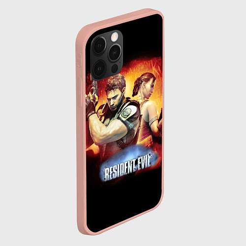 Чехол iPhone 12 Pro Max Resident Evil Рэдфилд / 3D-Светло-розовый – фото 2