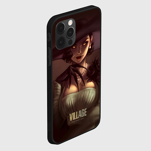 Чехол iPhone 12 Pro Max Lady Alcina Dimitrescu / 3D-Черный – фото 2