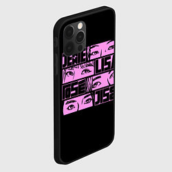 Чехол для iPhone 12 Pro Max Black pink eyes, цвет: 3D-черный — фото 2