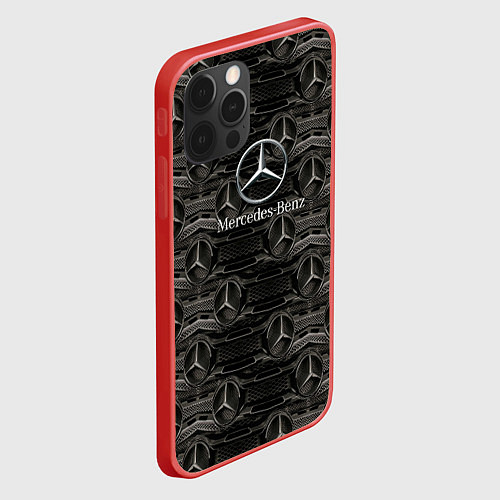 Чехол iPhone 12 Pro Max Mercedes-Benz / 3D-Красный – фото 2