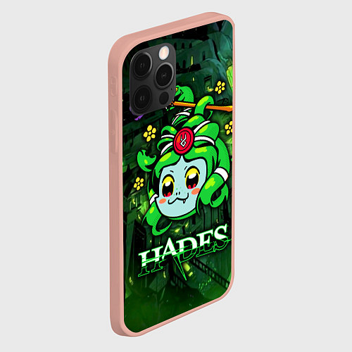 Чехол iPhone 12 Pro Max Hades Dusa Gorgon / 3D-Светло-розовый – фото 2