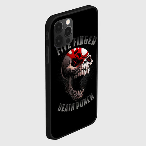 Чехол iPhone 12 Pro Max Five Finger Death Punch 5FDP / 3D-Черный – фото 2