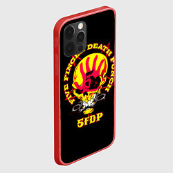 Чехол для iPhone 12 Pro Max Five Finger Death Punch FFDP, цвет: 3D-красный — фото 2