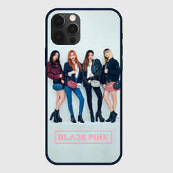 Чехол для iPhone 12 Pro Max Blackpink Squad, цвет: 3D-черный