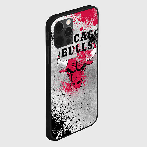 Чехол iPhone 12 Pro Max CHICAGO BULLS 8 / 3D-Черный – фото 2