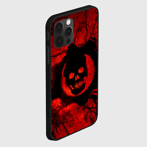 Чехол iPhone 12 Pro Max Gears of hart / 3D-Черный – фото 2