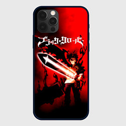 Чехол для iPhone 12 Pro Max Чёрный Аста красный туман, цвет: 3D-черный
