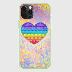 Чехол для iPhone 12 Pro Max Я твой поп-ит!, цвет: 3D-салатовый