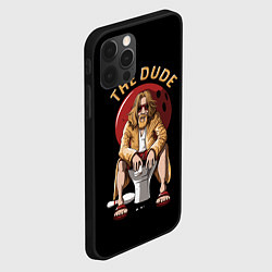 Чехол для iPhone 12 Pro Max THE DUDE Big Lebowski, цвет: 3D-черный — фото 2