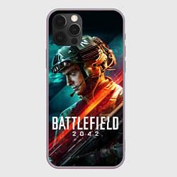 Чехол для iPhone 12 Pro Max BATTLEFIELD 2042 Батлфилд, цвет: 3D-серый