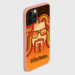 Чехол для iPhone 12 Pro Max The Dude Abides, цвет: 3D-светло-розовый — фото 2