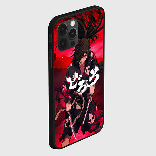 Чехол iPhone 12 Pro Max Dororo Poster Дороро Постер Z / 3D-Черный – фото 2