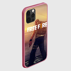 Чехол для iPhone 12 Pro Max FREEFIRE БЕЙСЕР Z, цвет: 3D-малиновый — фото 2
