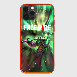 Чехол для iPhone 12 Pro Max FREEFIRE Battlegrounds Z, цвет: 3D-красный