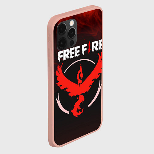 Чехол iPhone 12 Pro Max FREEFIRE ФЕНИКС Z / 3D-Светло-розовый – фото 2