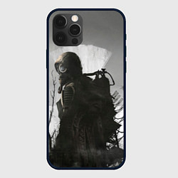 Чехол для iPhone 12 Pro Max STALKER 2 Gray, цвет: 3D-черный