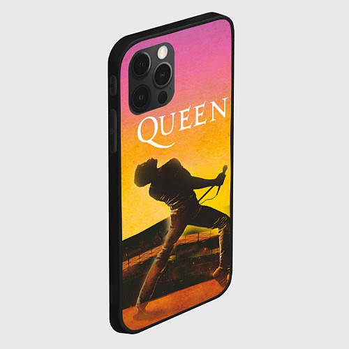 Чехол iPhone 12 Pro Max Queen Freddie Mercury Z / 3D-Черный – фото 2