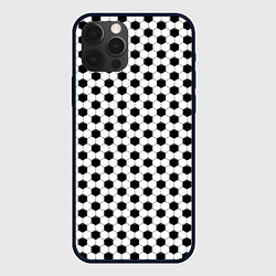 Чехол для iPhone 12 Pro Max Текстура мяча, цвет: 3D-черный
