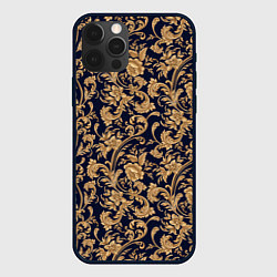 Чехол для iPhone 12 Pro Max Versace классические узоры, цвет: 3D-черный