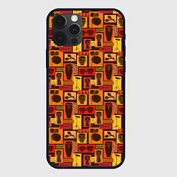 Чехол для iPhone 12 Pro Max Барабанщик, цвет: 3D-черный