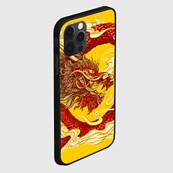 Чехол для iPhone 12 Pro Max Китайский Дракон, China Dragon, цвет: 3D-черный — фото 2