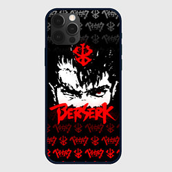 Чехол для iPhone 12 Pro Max BERSERK ЛОГО, цвет: 3D-черный