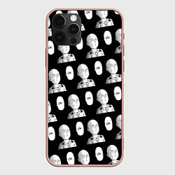 Чехол для iPhone 12 Pro Max ONE-PUNCH MAN ВАН ПАНЧ МАН Z, цвет: 3D-светло-розовый