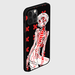 Чехол для iPhone 12 Pro Max Ева 00 Аянами Рей в X Ray, цвет: 3D-черный — фото 2