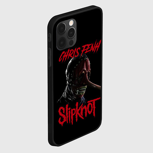 Чехол iPhone 12 Pro Max CHRIS FENH SLIPKNOT СЛИПКНОТ Z / 3D-Черный – фото 2