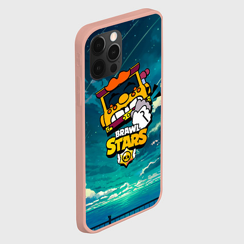 Чехол iPhone 12 Pro Max Грифф Griff Brawl Stars / 3D-Светло-розовый – фото 2