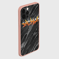 Чехол для iPhone 12 Pro Max МРАМОР EVANGELION, цвет: 3D-светло-розовый — фото 2