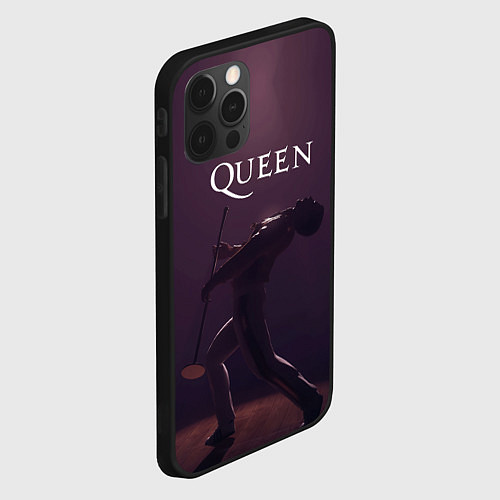 Чехол iPhone 12 Pro Max Freddie Mercury Queen Z / 3D-Черный – фото 2