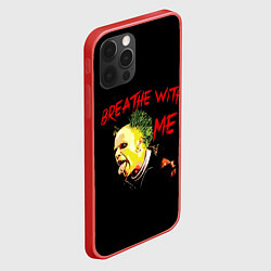 Чехол для iPhone 12 Pro Max Breathe whith me, цвет: 3D-красный — фото 2