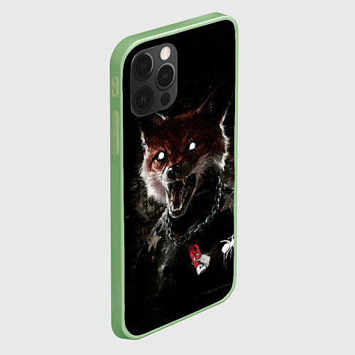 Чехол iPhone 12 Pro Max Prodigy Fox / 3D-Салатовый – фото 2