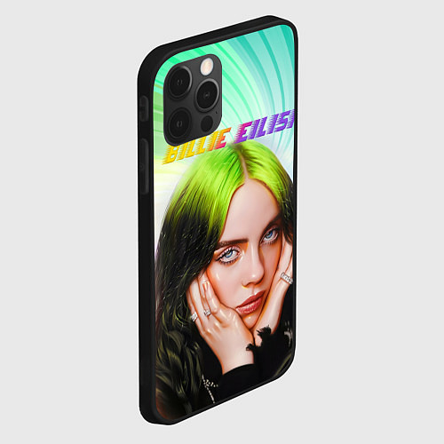 Чехол iPhone 12 Pro Max BILLIE EILISH БИЛЛИ АЙЛИШ Z / 3D-Черный – фото 2