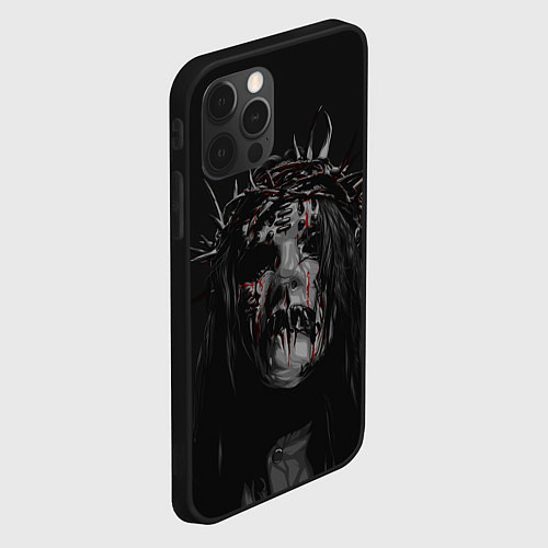 Чехол iPhone 12 Pro Max Joey Jordison / 3D-Черный – фото 2