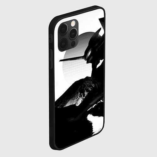 Чехол iPhone 12 Pro Max ЗАКАТ ЕВАНГЕЛИОН / 3D-Черный – фото 2
