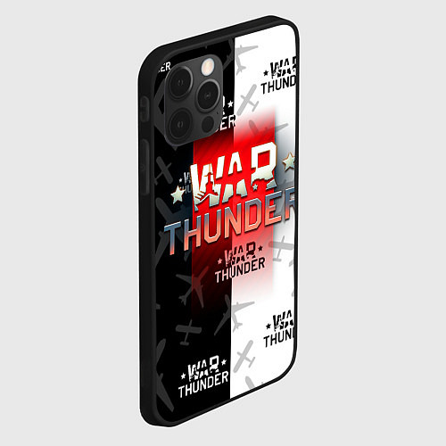 Чехол iPhone 12 Pro Max WAR THUNDER ВАР ТАНДЕР / 3D-Черный – фото 2