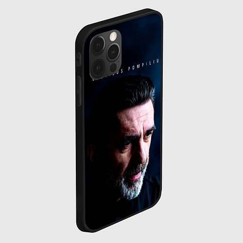 Чехол iPhone 12 Pro Max Nautilus Pompilius Вячеслав Бутусов / 3D-Черный – фото 2