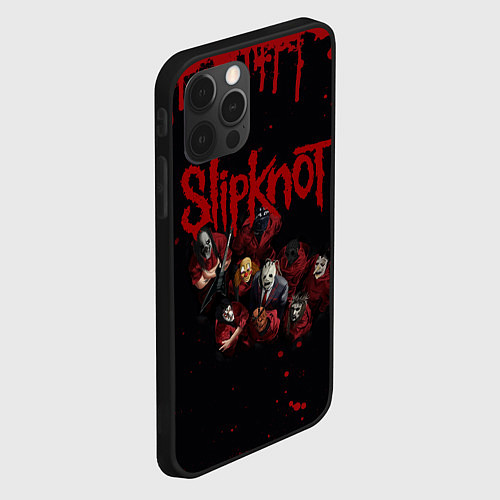 Чехол iPhone 12 Pro Max SLIPKNOT СЛИПКНОТ Z / 3D-Черный – фото 2