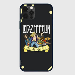 Чехол для iPhone 12 Pro Max LED ZEPPELIN ЛЕД ЗЕППЕЛИН Z, цвет: 3D-черный